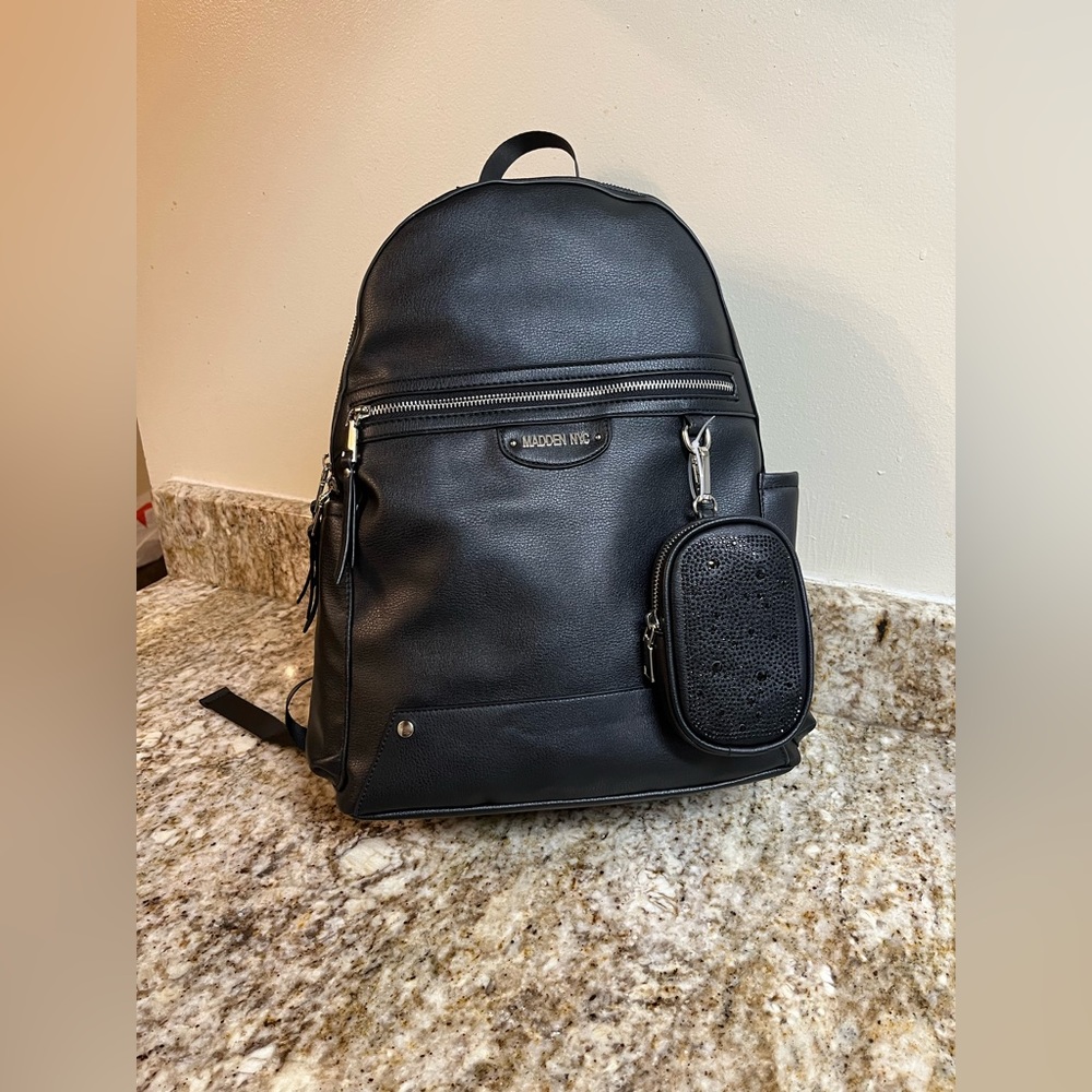 Madden NYC Laptop Backpack with Pouch - Picture 6 of 11